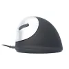 R-Go Tools ergonominė pelė R-Go HE Break su pertraukų programine įranga, didelė (rankos dydis ≥ 185 mm), kairiarankiams, laidinė, juoda