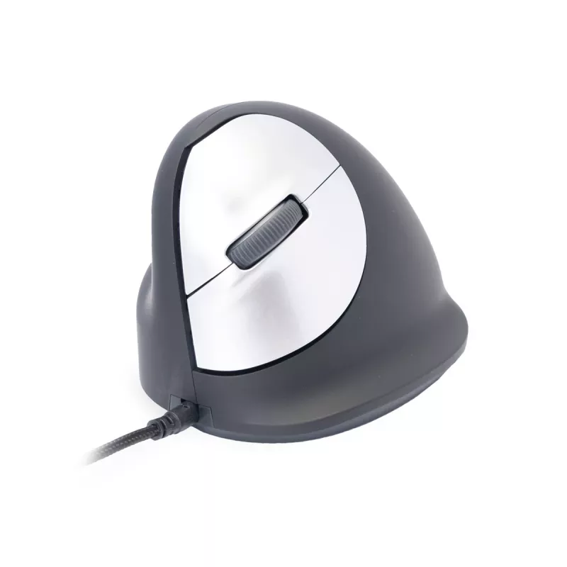 R-Go Tools ergonominė pelė R-Go HE Break su pertraukų programine įranga, didelė (rankos dydis ≥ 185 mm), kairiarankiams, laidinė, juoda