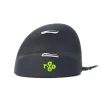 R-Go Tools ergonominė pelė R-Go HE Break su pertraukų programine įranga, didelė (rankos dydis ≥ 185 mm), kairiarankiams, laidinė, juoda