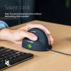 R-Go Tools ergonominė pelė R-Go HE Break su pertraukų programine įranga, didelė (rankos dydis ≥ 185 mm), kairiarankiams, laidinė, juoda