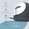 R-Go Tools ergonominė pelė R-Go HE Break su pertraukų programine įranga, didelė (rankos dydis ≥ 185 mm), kairiarankiams, laidinė, juoda