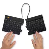Ergonominė klaviatūra R-Go Split Break su pertraukų programine įranga, išskirta klaviatūra, QWERTY (JK), Bluetooth, juoda