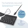 Ergonominė klaviatūra R-Go Split Break su pertraukų programine įranga, išskirta klaviatūra, QWERTY (JK), Bluetooth, juoda