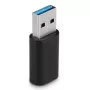 Lindy USB 3.2 Type A į C adapteris, USB 3.2 Type A, USB 3.2 Type C, juodas
