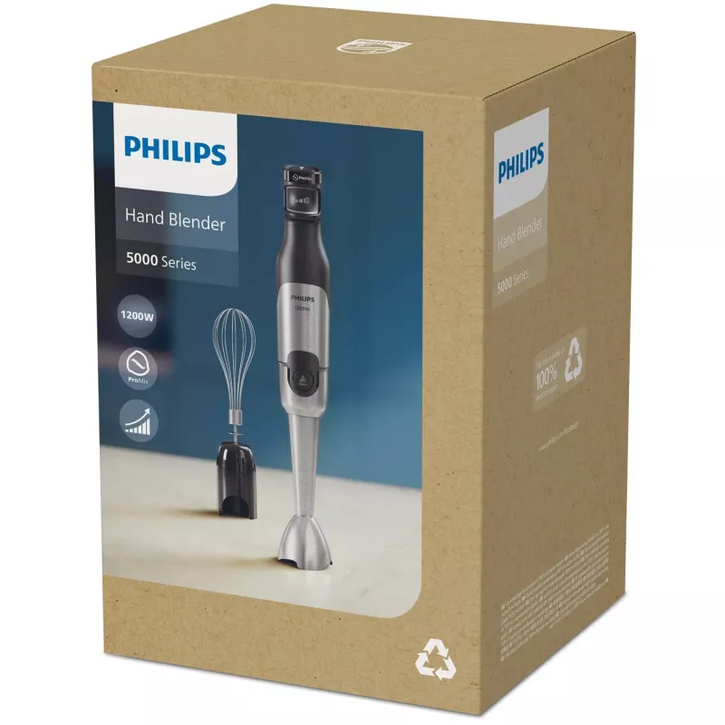 Panardintuvas Philips 5000 serijos HR2682/00 1200 W juodas, nerūdijantis plienas
