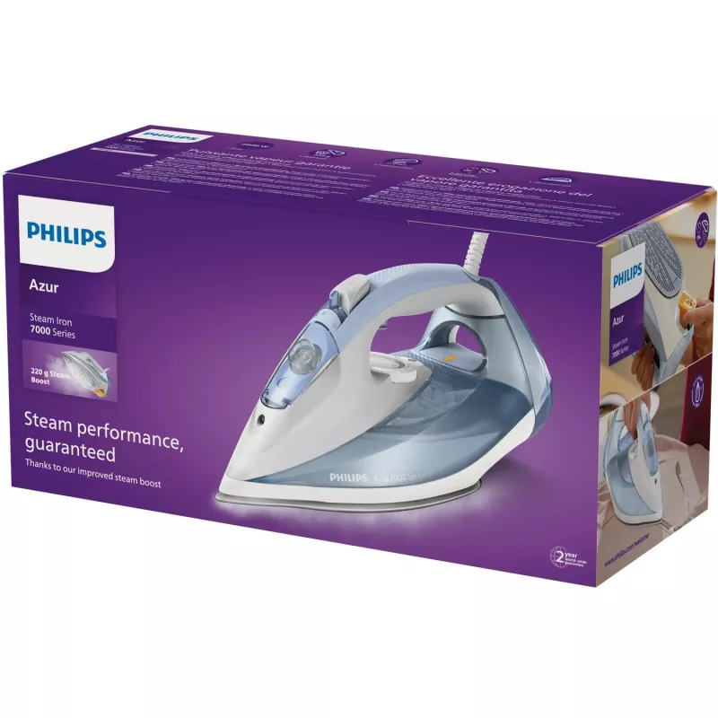 Lyginimo lygintuvas Philips 7000 serijos DST7011/20 — 2600 W, SteamGlide Plus padas, vertikalus garas