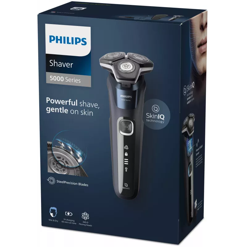Philips SHAVER Series 5000 S5885/35 elektrinis skustuvas šlapiam ir sausam skutimuisi
