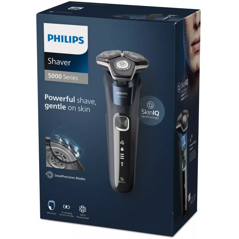 Philips SHAVER Series 5000 S5885/35 elektrinis skustuvas šlapiam ir sausam skutimuisi