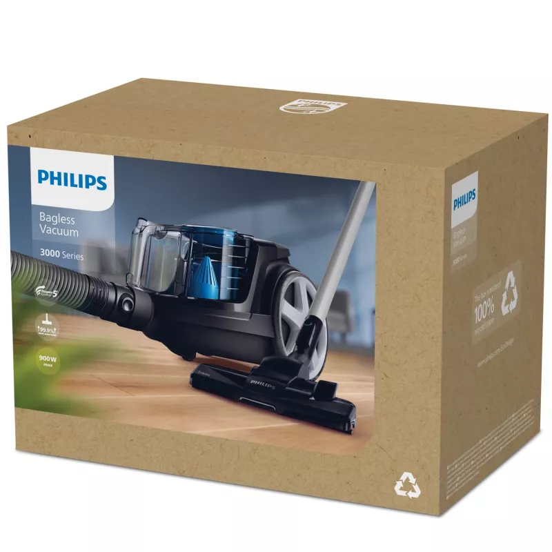 Philips 3000 serijos FC9331/09 dulkių siurblys 1,5 L Cilindrinis sausas 900 W be maišelio