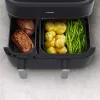 Kaitintuvo ventiliatorinė orkaitė Philips 5000 serijos NA551/00 – 9 l talpa, 2300 W, jutiklinis valdymas, LED ekranas, juoda/sidabrinė