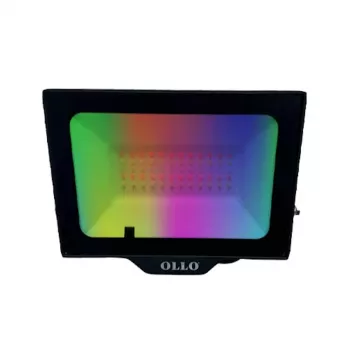 LED lauko prožektorius OLLO VS121C-50W-RGB — 50 W, 4750 lm, RGB