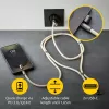 USB-C laidas Intenso Handykette 1,65 m, pintas nailonas, smėlio spalvos