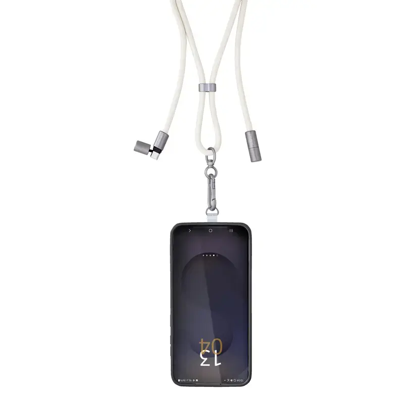 USB-C laidas Intenso Handykette 1,65 m, pintas nailonas, smėlio spalvos