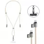 USB-C laidas Intenso Handykette 1,65 m, pintas nailonas, smėlio spalvos