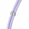 Intenso USB-C įkrovimo dirželis telefonui su laidu 60W greitas įkrovimas reguliuojamas ilgis 1,65m nailonas violetinis