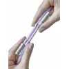 Intenso USB-C įkrovimo dirželis telefonui su laidu 60W greitas įkrovimas reguliuojamas ilgis 1,65m nailonas violetinis