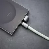 Intenso USB-C įkrovimo dirželis telefonui su laidu 60W greitas įkrovimas, reguliuojamas ilgis 1,65m, nailonas, žalia