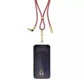 Intenso USB-C pakabinamas telefono laidinis dirželis 60W greitasis įkrovimas reguliuojamas ilgis 1,65m nailonas įvairiaspalvis