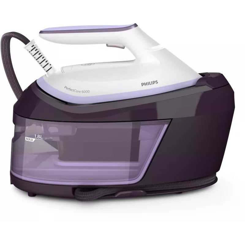 Lyginimo stotis Philips PSG6024/30 — 2400 W, 500 g/min garo stiprintuvas, 1,8 L bakelis, SteamGlide Plus padas