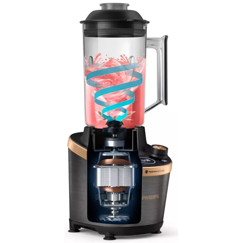Maišytuvas Philips Flip&Juice™ HR3770/10 Juodas Varis