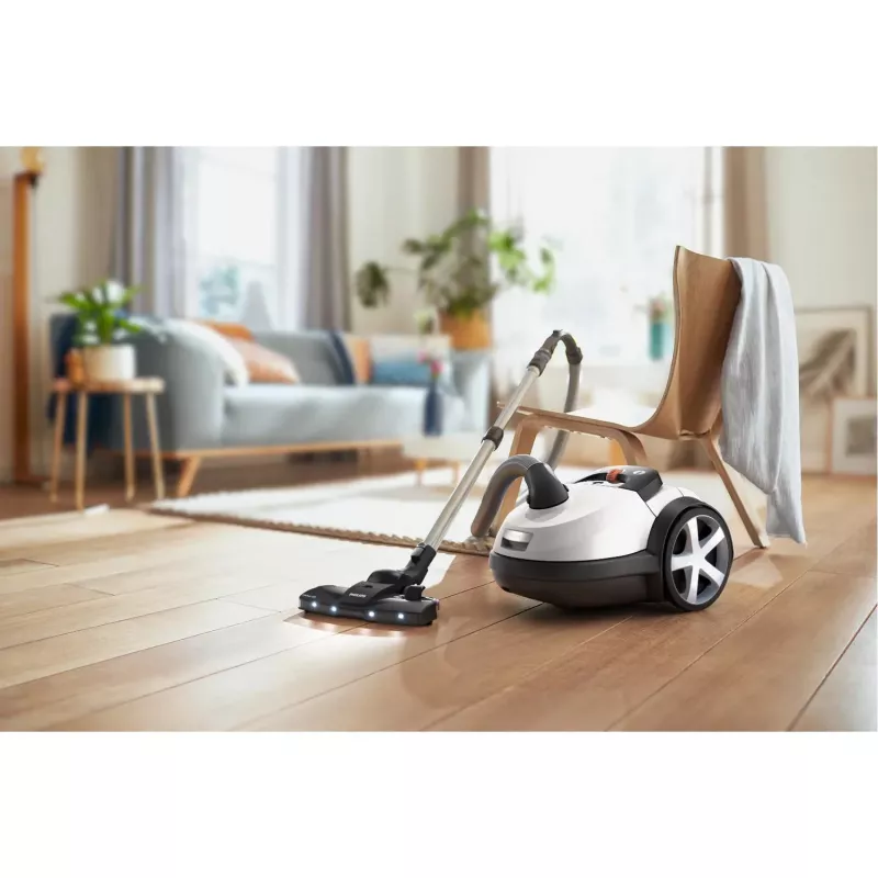 Cikloninis dulkių siurblys Philips 8000 serijos XD8142/12 — 900 W, 4 L maišas, HEPA, 12 m spindulys