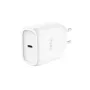 TRUST Maxo 45W USB-C GaN įkroviklis, 45 W, USB-C išvestis, 20 V maks., 2 m laidas, baltas