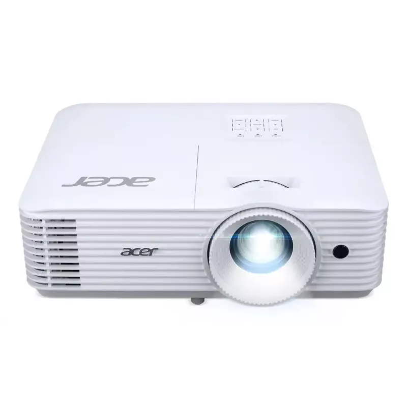 Projektorius Acer P5550 – DLP 1080p (1920x1080), 5200 ANSI liumenų, 240 W lempa, standartinis fokusavimas, baltas