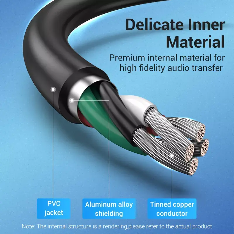 Vention 2 prievadų išorinė USB garso plokštė 0,15 m juoda 2.1 kanalai 16 bitų