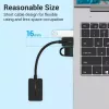 Vention 2 prievadų išorinė USB garso plokštė 0,15 m juoda 2.1 kanalai 16 bitų