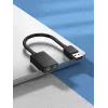 Vention 2 prievadų išorinė USB garso plokštė 0,15 m juoda 2.1 kanalai 16 bitų