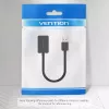 Vention 2 prievadų išorinė USB garso plokštė 0,15 m juoda 2.1 kanalai 16 bitų