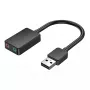 Vention 2 prievadų išorinė USB garso plokštė 0,15 m juoda 2.1 kanalai 16 bitų