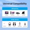 Vention USB 2.0 išorinis stereo garso adapteris su garsumo valdymu 0,15 m juodas ABS