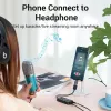 Vention USB 2.0 išorinis stereo garso adapteris su garsumo valdymu 0,15 m juodas ABS