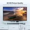 HDMI skirstytuvas Vention 1 į 4 4K@30Hz auksinis aliuminio lydinys