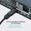Vention HBKB0 DisplayPort į HDMI adapteris — DP kištukas į HDMI lizdą, juodas, auksuoti kontaktai