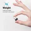 USB adapteris Vention CDWB0 USB 2.0 vyriškas (USB-A) į moterišką USB-C, juodas PVC