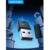 USB Bluetooth adapteris Vention NAHB0 – belaidis USB Bluetooth raktas, juodos spalvos