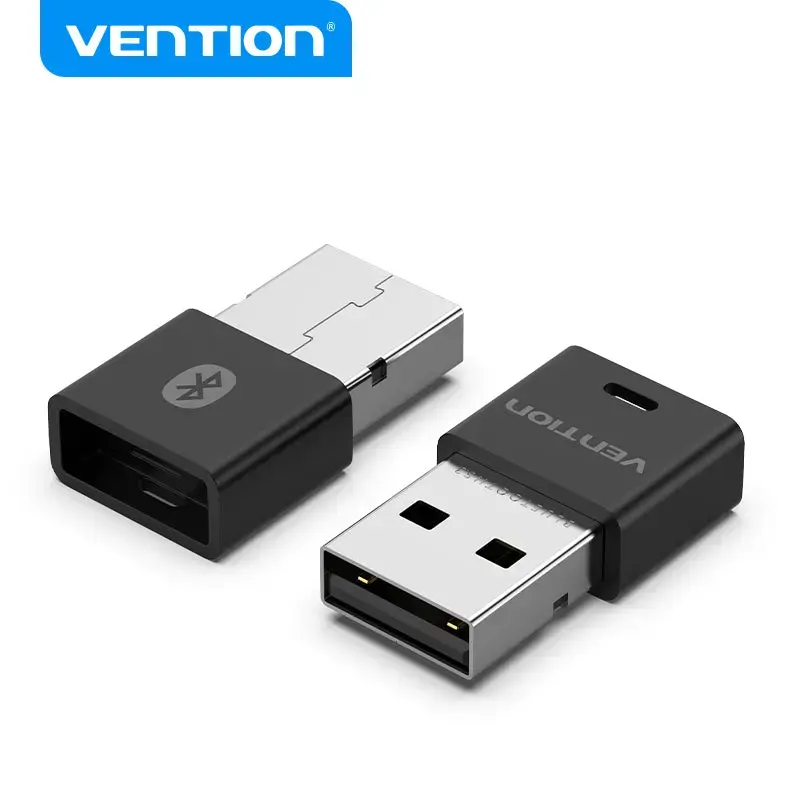 USB Bluetooth adapteris Vention NAHB0 – belaidis USB Bluetooth raktas, juodos spalvos
