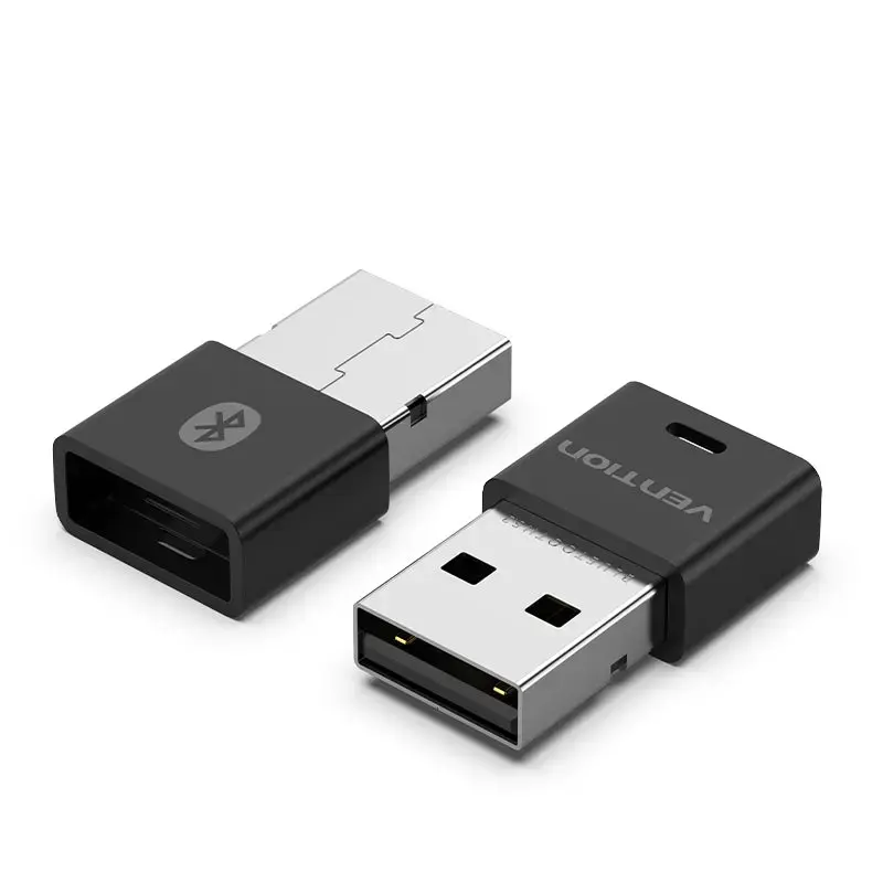 USB Bluetooth adapteris Vention NAHB0 – belaidis USB Bluetooth raktas, juodos spalvos
