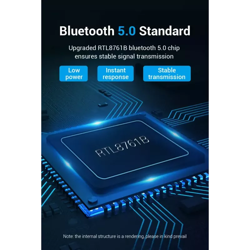 USB Bluetooth 5.0 adapteris Vention CDSB0 juodas