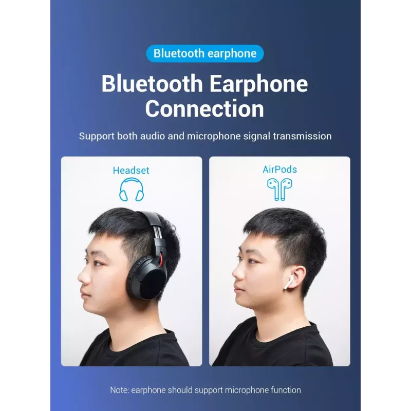 USB Bluetooth 5.0 adapteris Vention CDSB0 juodas
