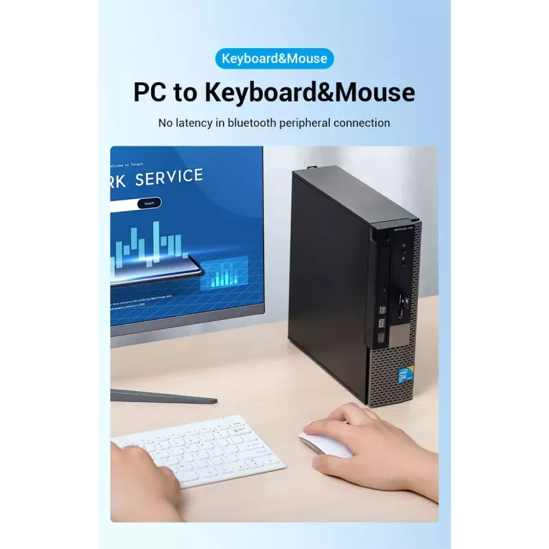 USB Bluetooth 5.0 adapteris Vention CDSB0 juodas