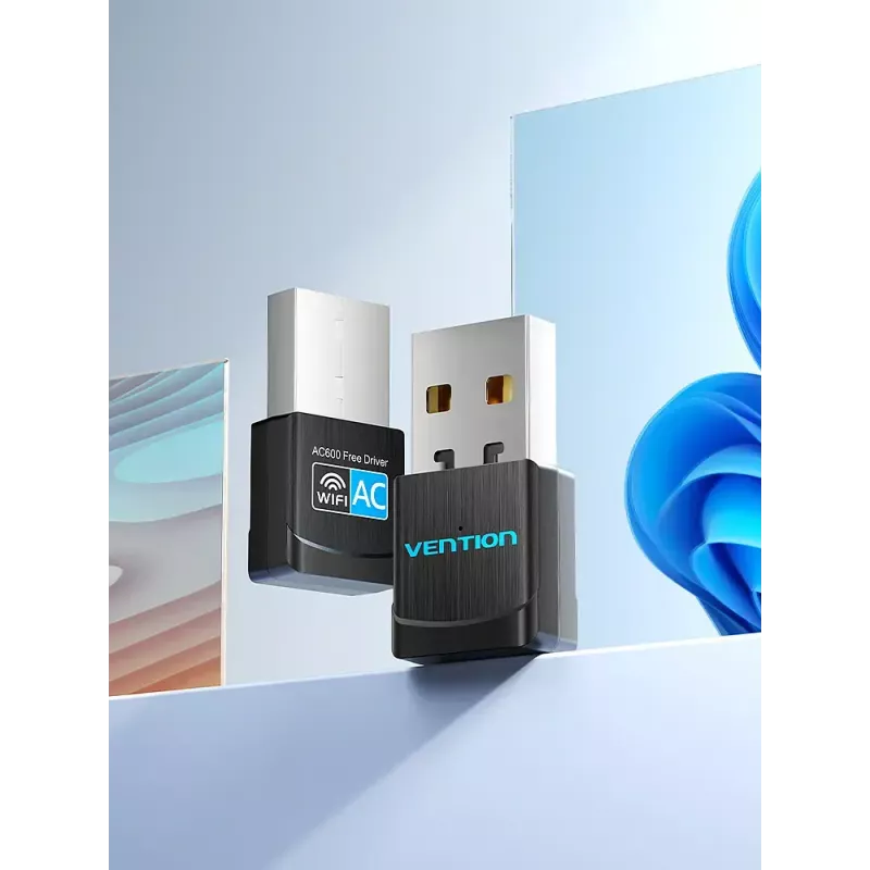 Vention KDSB0 USB Wi-Fi adapteris, dviejų dažnių (2,4G/5G)