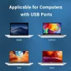 USB 2.0 3 prievadų šakotuvas su Ethernet adapteriu Vention, 100M, juodas