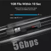 Vention 2-in-1 USB 3.2 Gen 1 (USB 3.0) kortelių skaitytuvas – SD ir MicroSD, juodas, kompaktiškas