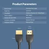 Vention nešiojamas HDMI kabelis 0,5 m juodas HDMI 2.0 18 Gbit/s
