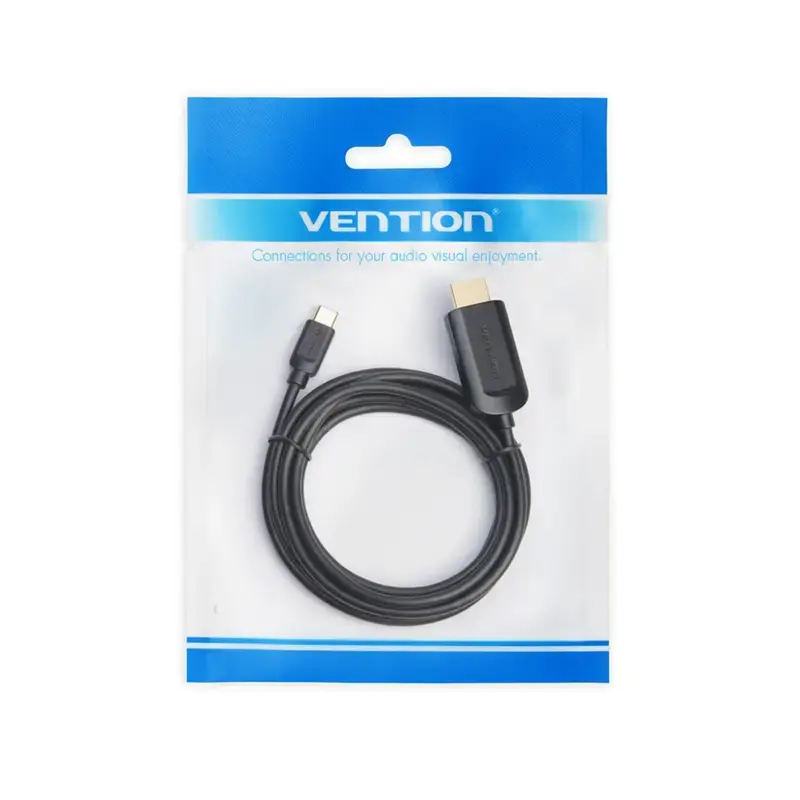 Vention USB-C į HDMI laidas 2 m juodas