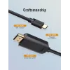 Vention USB-C į HDMI laidas 2 m juodas