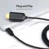 Vention USB-C į HDMI laidas 2 m juodas